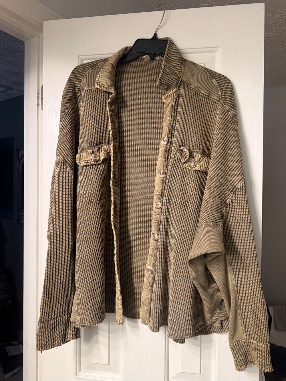 Free People One Scout Jacket Olive Green - Picture 3 of 10